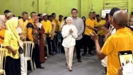 Adela Kanasya Adies saat menyapa relawan di Kota Surabaya, Jawa Timur, Minggu (1/6/2026). (Foto: Ist/Dj/BI)