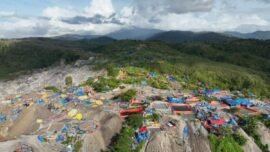 dok. Kondisi tambang di Gunung Botak, Kabupaten Buru, Provinsi Maluku. (Sumber Foto: Kemen ESDM)