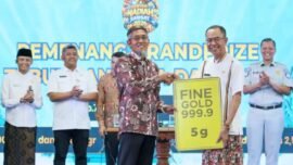 Pengundian Gebyar Hadiah Samsat 2026 digelar di Grhadhika Bhakti Praja, Kompleks Kantor Gubernur Jawa Tengah, Semarang, Jumat (26/6/2026). (Foto: dok. Pemprov Jateng)