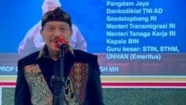 dok. Jenderal TNI (Purn.) Prof A.M. Hendropriyono, saat menerima kunjungan di Kraton Majapahit, Jakarta, Minggu (28/6/2026). (Foto Sc: IG/amhendropriyono)