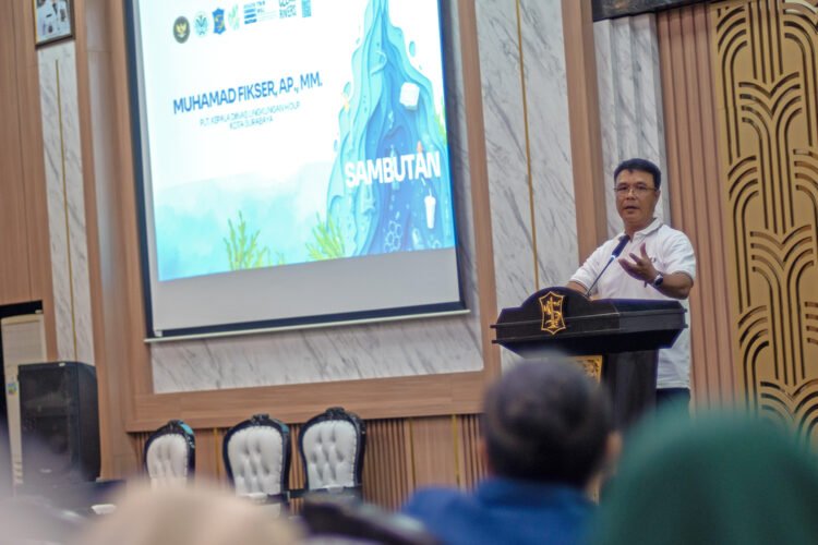 Soft launching program "Partnership for Preventing Riverine Plastic Pollution" di Kantor Bappeda Kota Surabaya, Jumat (5/6/2026). (Foto: Pemkot Surabaya)