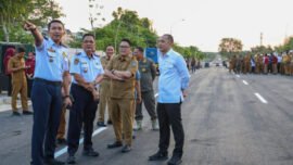 Uji coba akses Radial Road Jalan Lontar Surabaya, Senin (29/6/2026) sore. (Foto: dok/Pemkot Surabaya)