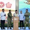 Presiden Prabowo Subianto memberikan pidato usai memimpin panen raya serentak yang digelar di Kabupaten Malang, Provinsi Jawa Timur, Jumat (17/7/2026). (Foto: BPMI Setpres)