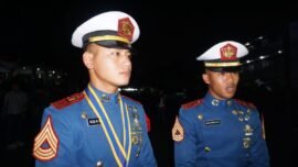 Dari kiri: Sermatar (P) M Rizqi Wira Utama Penerima Adhi Makayasa, dan Sermatar (S) Afdol Zain Abdilsa penerima Adhi Prasta (kanan). (Foto: T1/Bicara Indonesia)