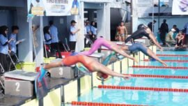 Kejurda Finswimming Jawa Timur di Kolam Renang Veteran, Lumajang, pada 8-10 Mei 2026. (Foto: dok/POSSI Jatim)