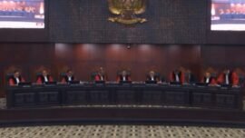 Sidang Mahkamah Konstitusi (MK) di Ruang Sidang Pleno MK, Jakarta, Kamis (23/7/2026). (Foto Sc: YT/mahkamahkonstitusi)