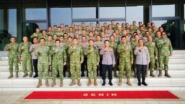 Silaturahmi TNI-Polri di Markas Besar (Mabes) TNI Cilangkap, Jakarta Timur, Senin (13/7/2026). (Foto: dok/Hum Polri)
