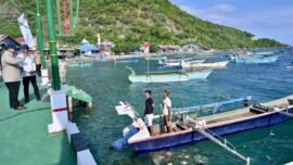 Kampung Nelayan Merah Putih di Kelurahan Leato Selatan, Kota Gorontalo.