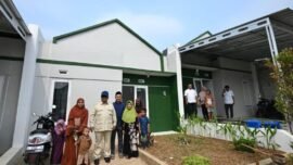 Kegiatan Akad Massal Unit KPR Rumah Subsidi dipusatkan di kawasan Puri Delta City Side Batang, Kabupaten Batang, Jawa Tengah, Kamis (30/7/2026). (Foto: BPMI Setpres)