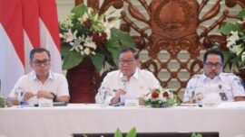 Gubernur DKI Jakarta Pramono Anung, dalam konferensi pers di Pendopo Balai Kota Jakarta, Rabu (22/7/2026). (Foto: Kominfotik DKI)