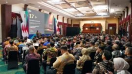 Rakor Penguatan Integritas dan Pencegahan Korupsi dalam Penyelenggaraan Pemerintahan Daerah di Gedung Negara Grahadi, Surabaya, Jawa Timur, Selasa (4/8/2026). (Foto: dok. KPK)