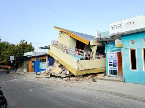 Kerusakan bangunan terdampak gempa bumi M7,7 di Kabupaten Manggarai Timur, Nusa Tenggara Timur, Sabtu (15/8/2026). (Foto: Dok. BPBD Manggarai Timur).