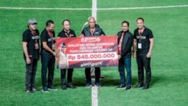 Final Soekarno Cup 2026 di Stadion Gelora Bung Tomo (GBT), Surabaya, Senin (24/8/2026) malam. (Foto: dok. Panpel)
