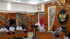 Acara penandatanganan Kesepahaman Bersama di Kantor Kemenko Polkam, Jakarta, Rabu (19/8/2026). (Sumber Foto: dok. Hum Datin Kemenko Polkam)