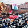 Presiden Prabowo Subianto menyampaikan pidato kenegaraan pada Sidang Tahunan MPR RI serta Sidang Bersama DPR RI dan DPD RI di Gedung Nusantara, Kompleks Parlemen, Jakarta, Jumat (14/8/2026). (Sumber Foto: BPMI Setpres)