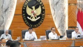 Rapat koordinasi di Ruang Nakula, Kantor Kemenko Polkam, Jakarta, Selasa (8/9/2026). (Foto: Hum/Kemenko Polkam)