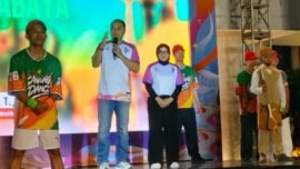 Pembukaan Surabaya Rising Champion (SRC) 2026 di halaman Balai Kota Surabaya, Minggu (13/9/2026) malam. (Foto: Dimas AP/Bicara Indonesia)