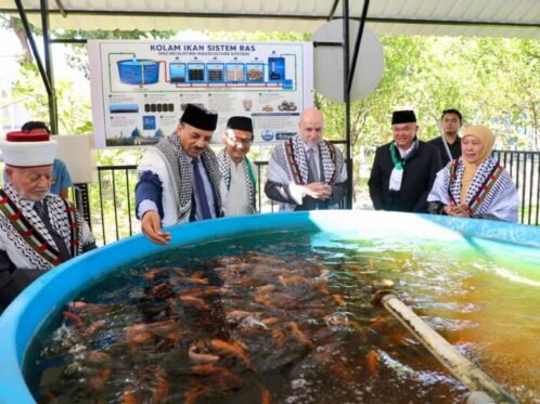 Budidaya ikan di Al-Akbar FishTech. (Foto: Ro-Adpim Jatim)