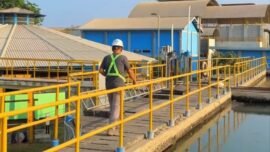 Instalasi Pengolahan Air Minum (IPAM) Karang Pilang Surabaya. (Foto: dok. Perumda Surya Sembada)