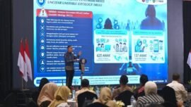 Kepala BNPT Eddy Hartono saat menyampaikan paparan dalam kegiatan Penguatan Peran Komite Sekolah, Pendidik, dan Tenaga Kependidikan di Jakarta, Rabu (2/9/2026). (Foto: dok. Kemendikdasmen)