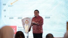 Gubernur DKI Jakarta Pramono Anung saat menghadiri Jakarta Investment Award (JIA) 2026 di Hotel The Westin Jakarta, Senin (14/9/2026). (Foto: Kominfotik DKI)
