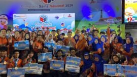 Kontingen Olimpiade Sains Nasional (OSN) 2026 DKI Jakarta. (Foto: dok. Kominfotik DKI)